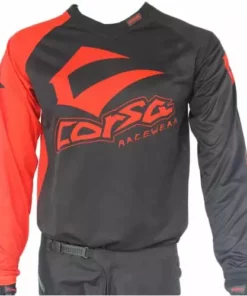 RACE WEAR Corsa Warrior X Race Jersey-Black/Red