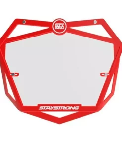 Stay Strong Primo 3D BMX Race Number Plate Numbers/Plates/Padsets