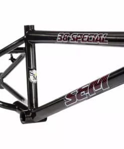 FRAMES S&M .38 Special Chromoly BMX Race Frame-Black