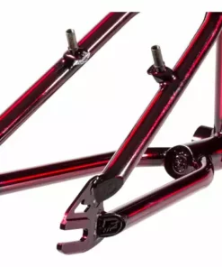 S&M .38 Special Chromoly BMX Race Frame-Trans Red-Pro Plus