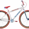 RACE BIKES SE Racing Mike Big Ripper 29" BMX Bike-White/Red/Blue