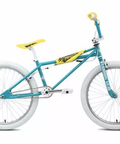 SE Bikes Quadangle Freestyle BMX Bike-24"-Aqua