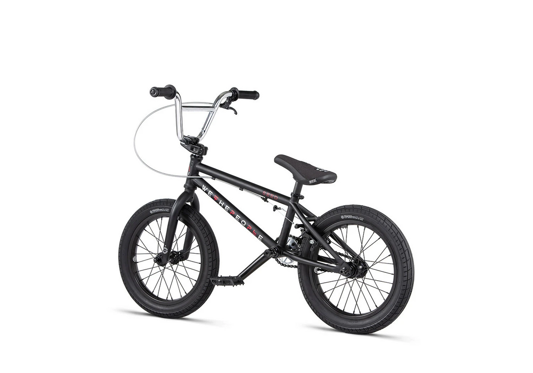 FREESTYLE BIKES We The People Seed 16" BMX Bike-Matte Black 16 FREESTYLE BIKES We The People Seed 16" BMX Bike-Matte Black