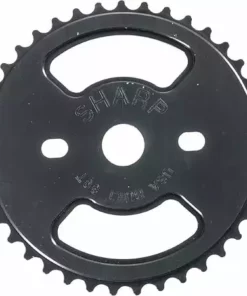 Sharp Solid Sprocket-Black Sprockets/Chainrings