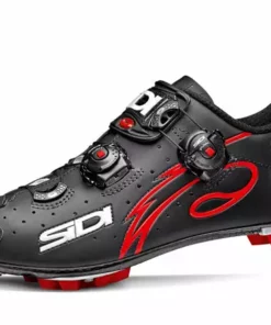 Sidi Drako Clipless Shoes - Matte Black/Red