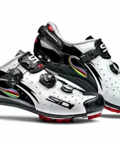 SIDI Drako SRS Carbon Clipless Shoes-White/Black