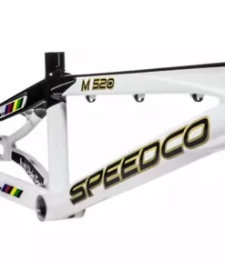 SpeedCo MSeries XLT Aluminum BMX Race Frame-White/Black