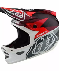 Helmets Troy Lee Designs D3 Carbon MIPS Jet SRAM Helmet-Red