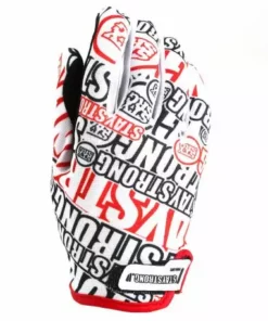 Stay Strong OG-White/Red Gloves