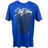 Stay Strong Fistee T-Shirt-Blue/White