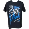 APPAREL Stay Strong State Of Mind T-Shirt-Black/Blue