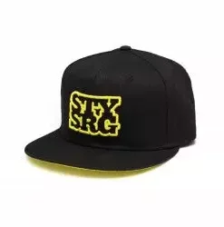 APPAREL Stay Strong Snapback Hat-Black/Yellow