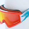 EKS Brand X-Brand Gox Stealth Goggles-Orange/Blue/White PROTECTIVE GEAR