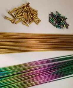 J&R Bicycles COMPONENTS Steel ED Plated Spokes