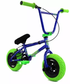 Fat Boy Atomic Stunt Mini Bike - Blue/Green