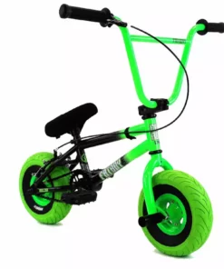Fat Boy Nuclear Stunt Mini Bike - Green/Black FREESTYLE BIKES