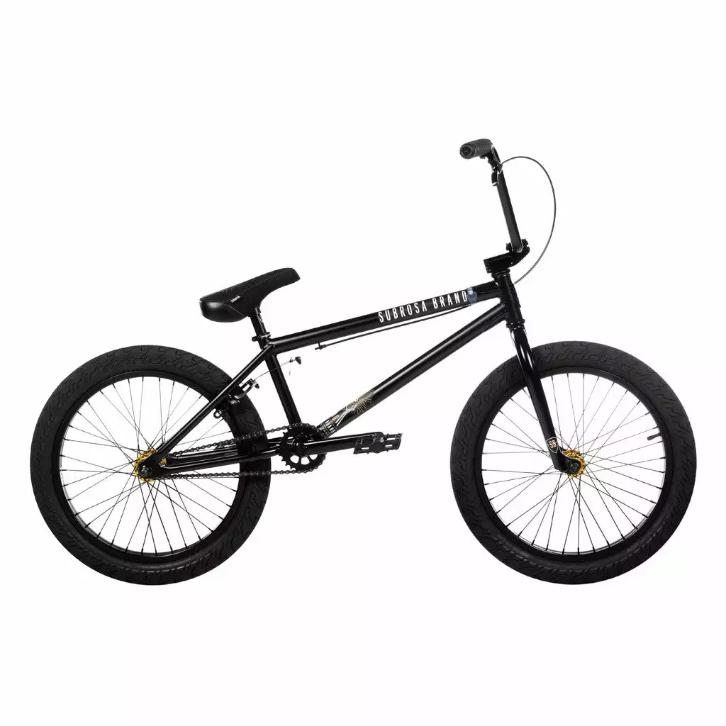 FREESTYLE BIKES Subrosa Sono 20.5"TT BMX Bike-Black/Gold 1 FREESTYLE BIKES Subrosa Sono 20.5"TT BMX Bike-Black/Gold