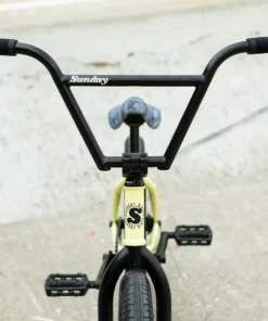 Sunday Street Sweeper LHD 20.75"TT BMX Bike-Matte Notepad Yellow Jake Seeley Signature