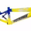 FRAMES Supercross Envy V2 BMX Race Frame-Ltd Ed Yellow/Blue-Pro XXL