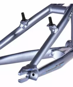 Supercross Envy V2 Aluminum BMX Race Frame-Silver Gray Blue