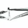 FRAMES Supercross Envy BLK Carbon Fiber Race Frame-Carbon/White/Silver