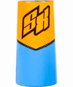 Supercross Envy BLK Carbon Fiber BMX Race Frame-Carbon/Cyan/Orange