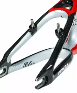 Supercross Envy BLK Carbon Fiber BMX Race Frame-Red/Silver