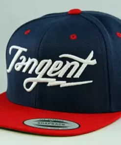 Tangent Bolt Snapback Hat-OSFA-Navy/Red/White
