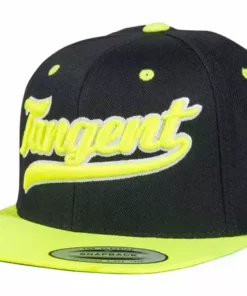 Tangent Snapback Hat-Black/Yellow APPAREL