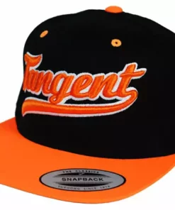 APPAREL Tangent Snapback Hat-Black/Orange