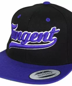 APPAREL Tangent Snapback Hat-Black/Purple