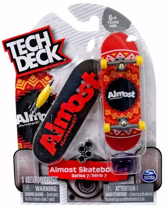 Tech Deck Mini Skateboard-Almost Series 7-Almost Skateboards Toys 1 Tech Deck Mini Skateboard-Almost Series 7-Almost Skateboards Toys