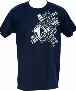 T.H.E. Typo Shirt - Navy APPAREL