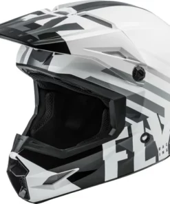 Fly Racing Kinetic Thrive Helmet-White/Black/Gray Helmets