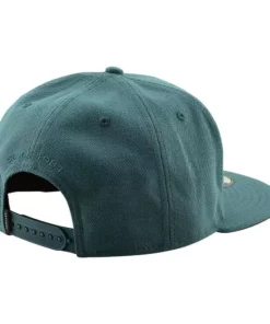 Troy Lee Classic Signature Snapback Hat-Pine Needle Green APPAREL