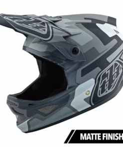 Helmets Troy Lee Designs D3 FIberlite Speedcode Helmet-Gray