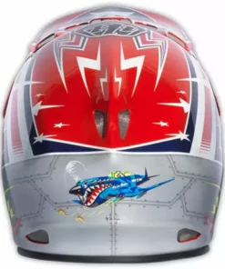 Troy Lee 2013 D2 Air Strike Composite Helmet-Red PROTECTIVE GEAR