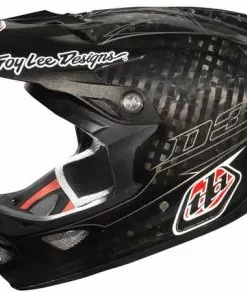Troy Lee 2013 D3 Carbon Helmet-Pinstripe Black