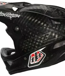 Troy Lee 2013 D3 Carbon Helmet-Pinstripe Black