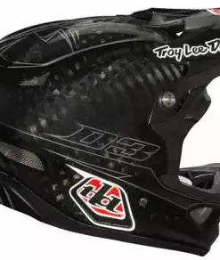 Troy Lee 2013 D3 Carbon Helmet-Pinstripe Black