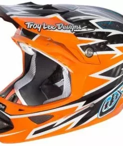 Troy Lee 2013 D3 Carbon Helmet-Zap Orange