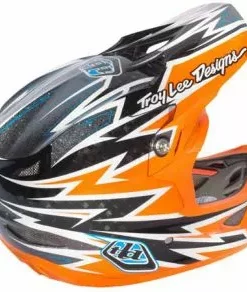 Troy Lee 2013 D3 Carbon Helmet-Zap Orange