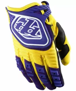 RACE WEAR Troy Lee 2013 GP Gloves-Yellow/Purple