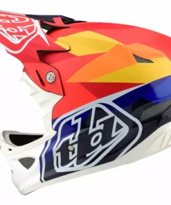 Troy Lee D3 Carbon MIPS Helmet-Jet Orang/Navy
