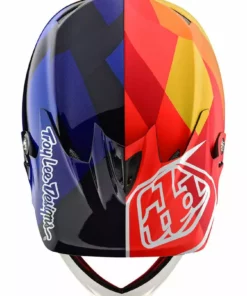 Troy Lee D3 Carbon MIPS Helmet-Jet Orang/Navy