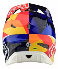 Troy Lee D3 Carbon MIPS Helmet-Jet Orang/Navy