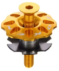 Forks Token Top Cap-Gold