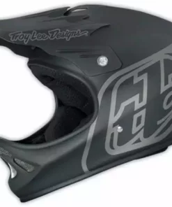 Troy Lee 2014 D2 Midnight II Composite Helmet-Matte Black