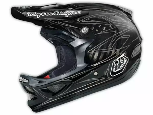 PROTECTIVE GEAR Troy Lee 2015 D3 Pinstripe II Carbon Helmet-Black 1 PROTECTIVE GEAR Troy Lee 2015 D3 Pinstripe II Carbon Helmet-Black