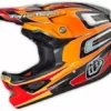 Troy Lee 2014 D3 Speed Carbon Helmet-Orange PROTECTIVE GEAR